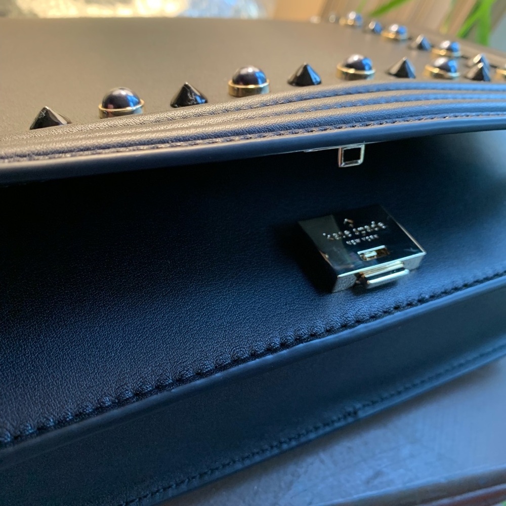 Authentic Kate Spade leather studs shoulder/Crosby - Picture 8 of 8